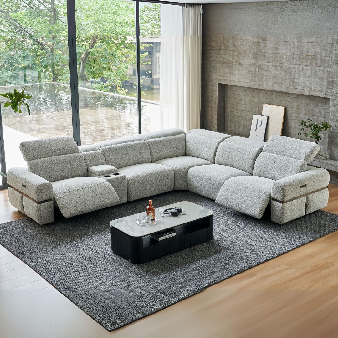 Bova Corner Sofa styled in a modern living space