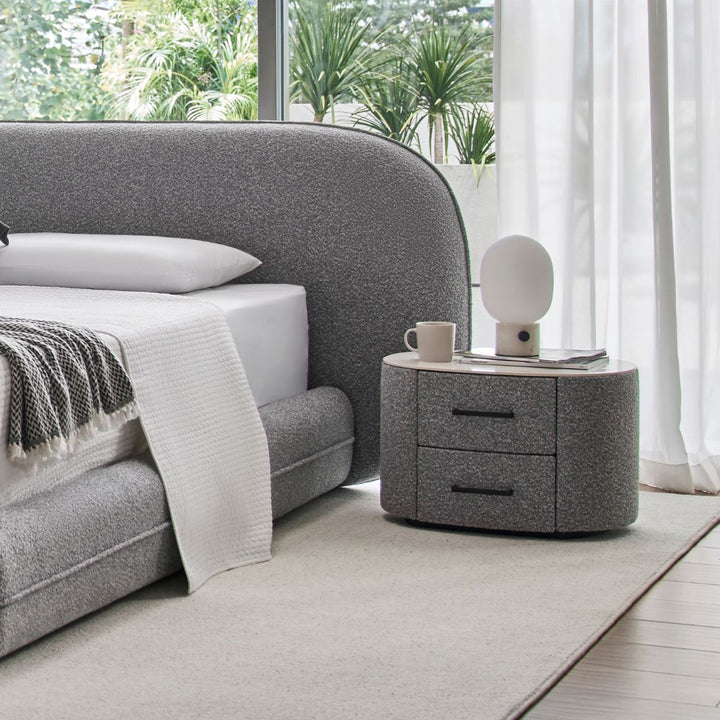 G10 Bedside Table styled in a modern bedroom