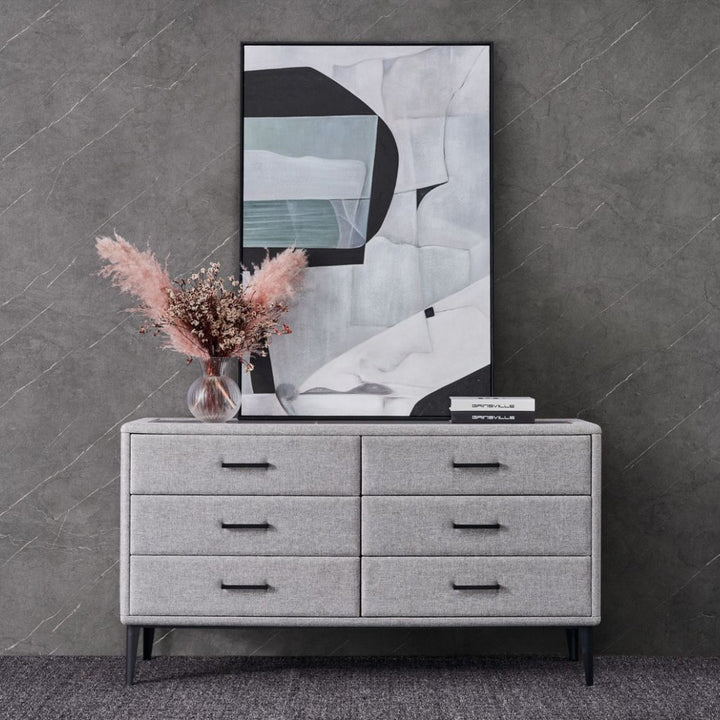 G19 low-line Dresser upholstered in fabric