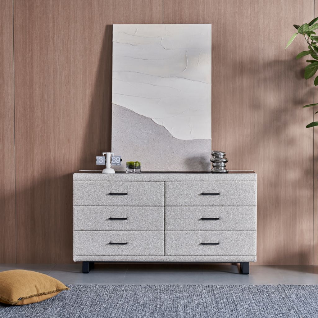 G3 Dresser with felt-lined drawers and satin black metalwork