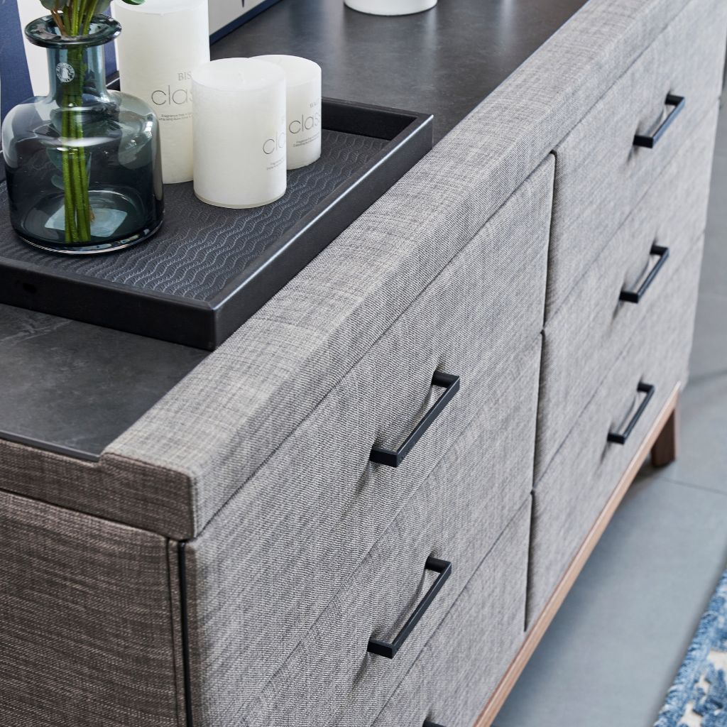 G57 Dresser styled in a modern bedroom