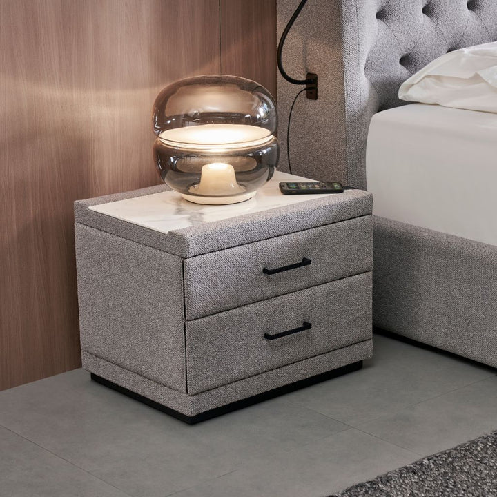 G5 Bedside Table showing the top insert finish