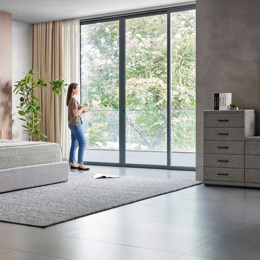 G5 Tallboy styled in a modern bedroom