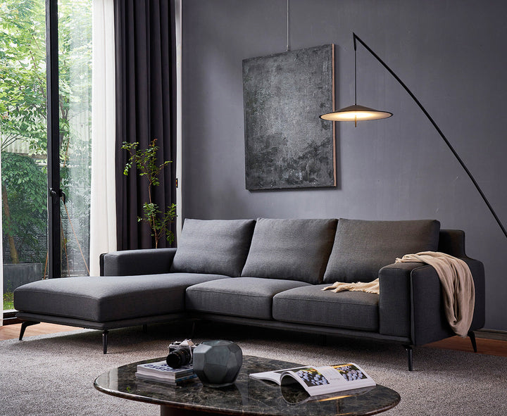 GS9023 Classic Detachable Fabric Sectional Sofa