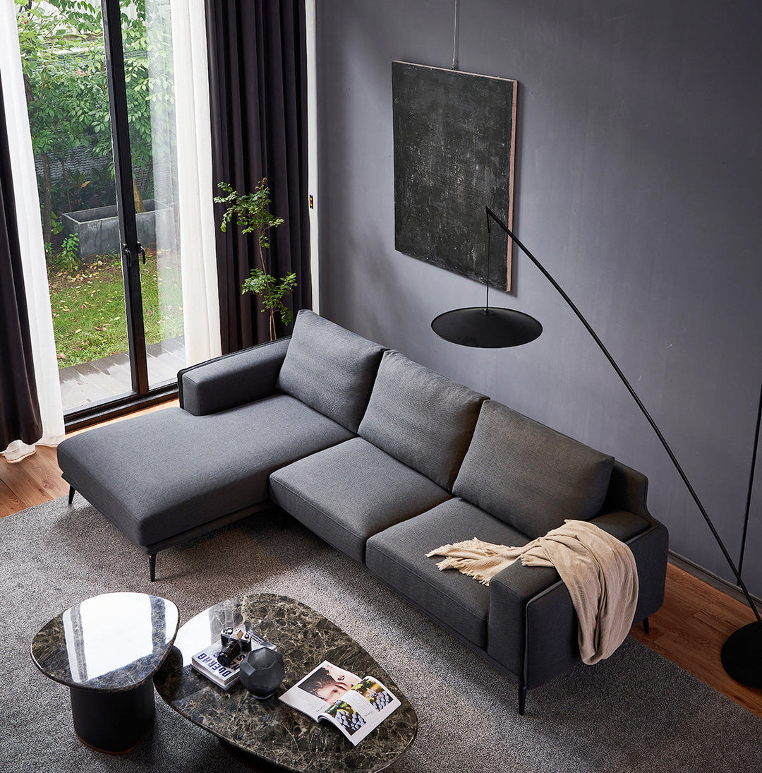 GS9023 Classic Detachable Fabric Sectional Sofa