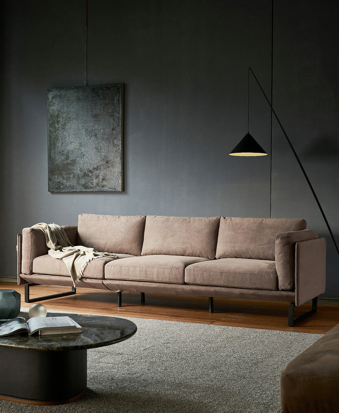 GS9045 Minimalist 3 Seater Sofa