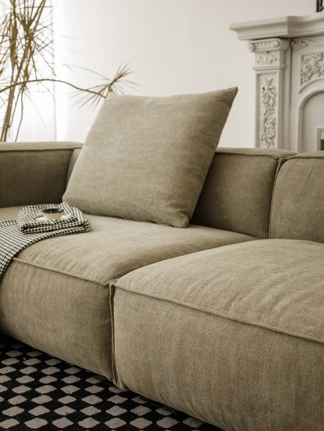 GS9067B Italian Modern Square Sofa