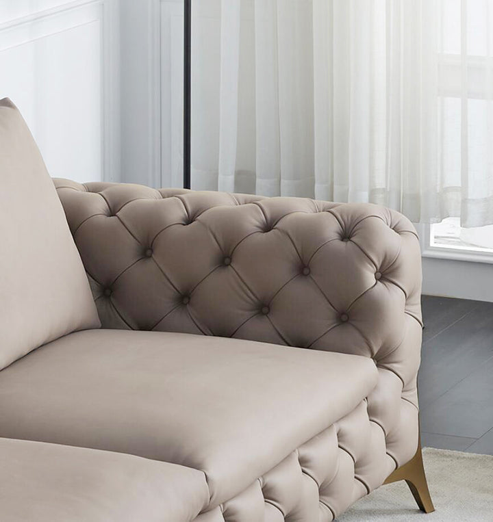GS9075 Italian Luxury Sofa With Metal Leg