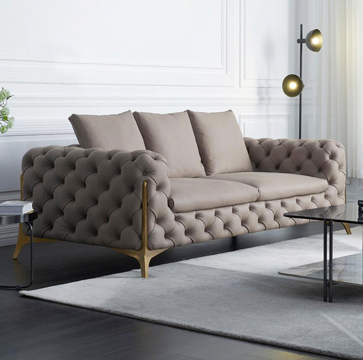 GS9075 Italian Luxury Sofa With Metal Leg