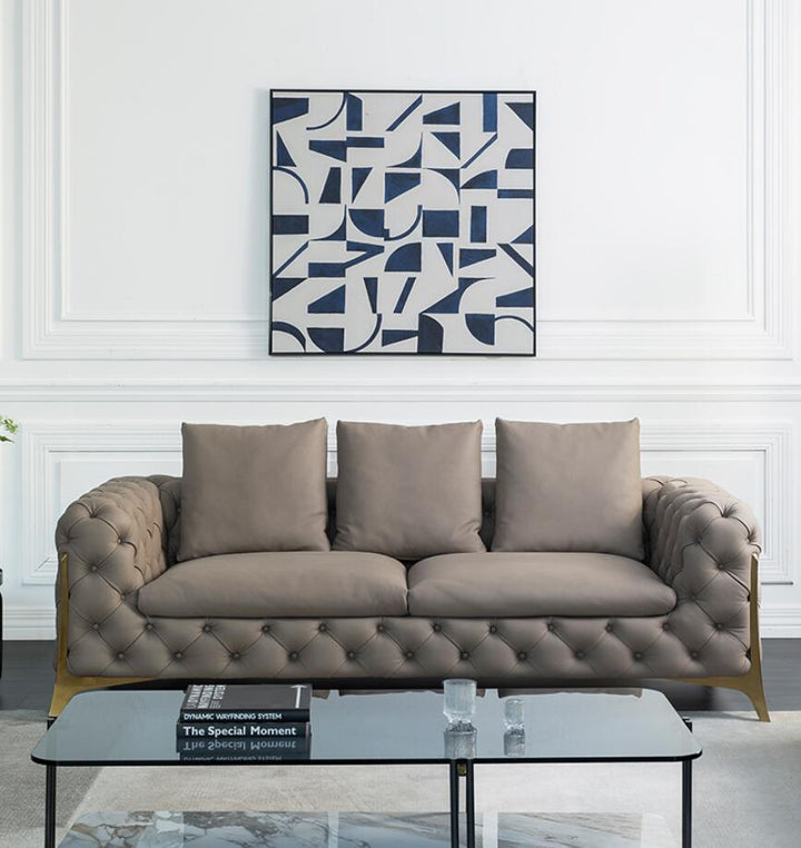 GS9075 Italian Luxury Sofa With Metal Leg