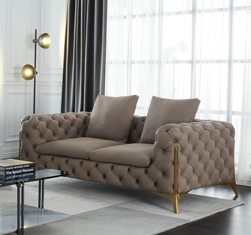 GS9075 Italian Luxury Sofa With Metal Leg