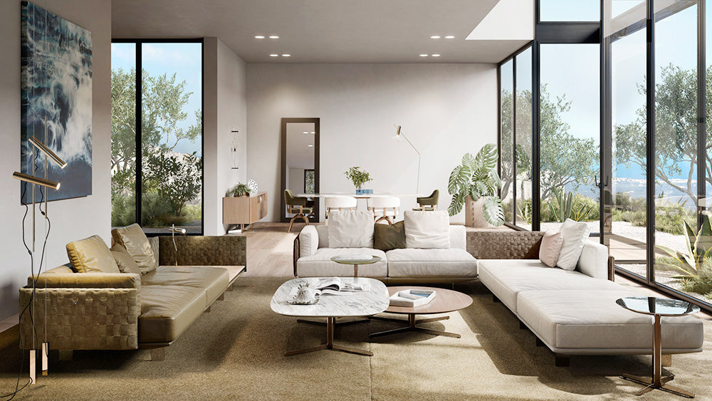 GS9083 Italian Modern Design Woven Sofa
