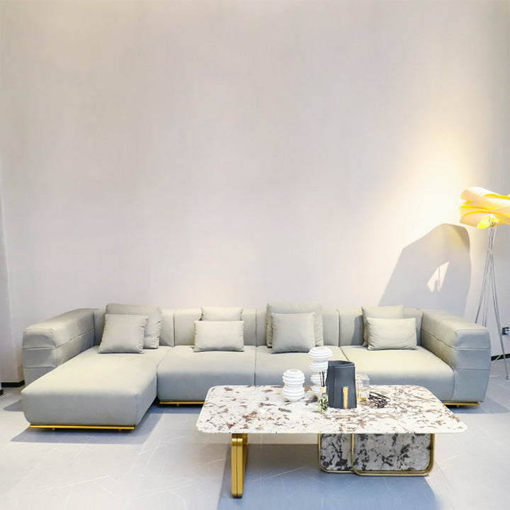 GS9085 Modern Design Sofa With Hardware Legs