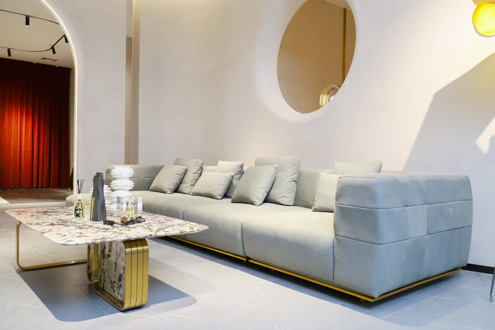 GS9085 Modern Design Sofa With Hardware Legs