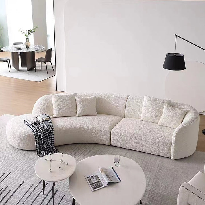 GS9092 Italian Modern Curved Couch
