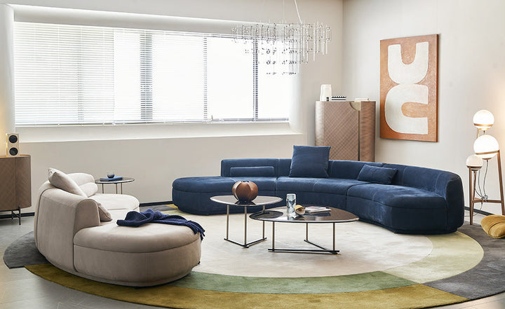 GS9100 Modern Curved Sectional Sofa