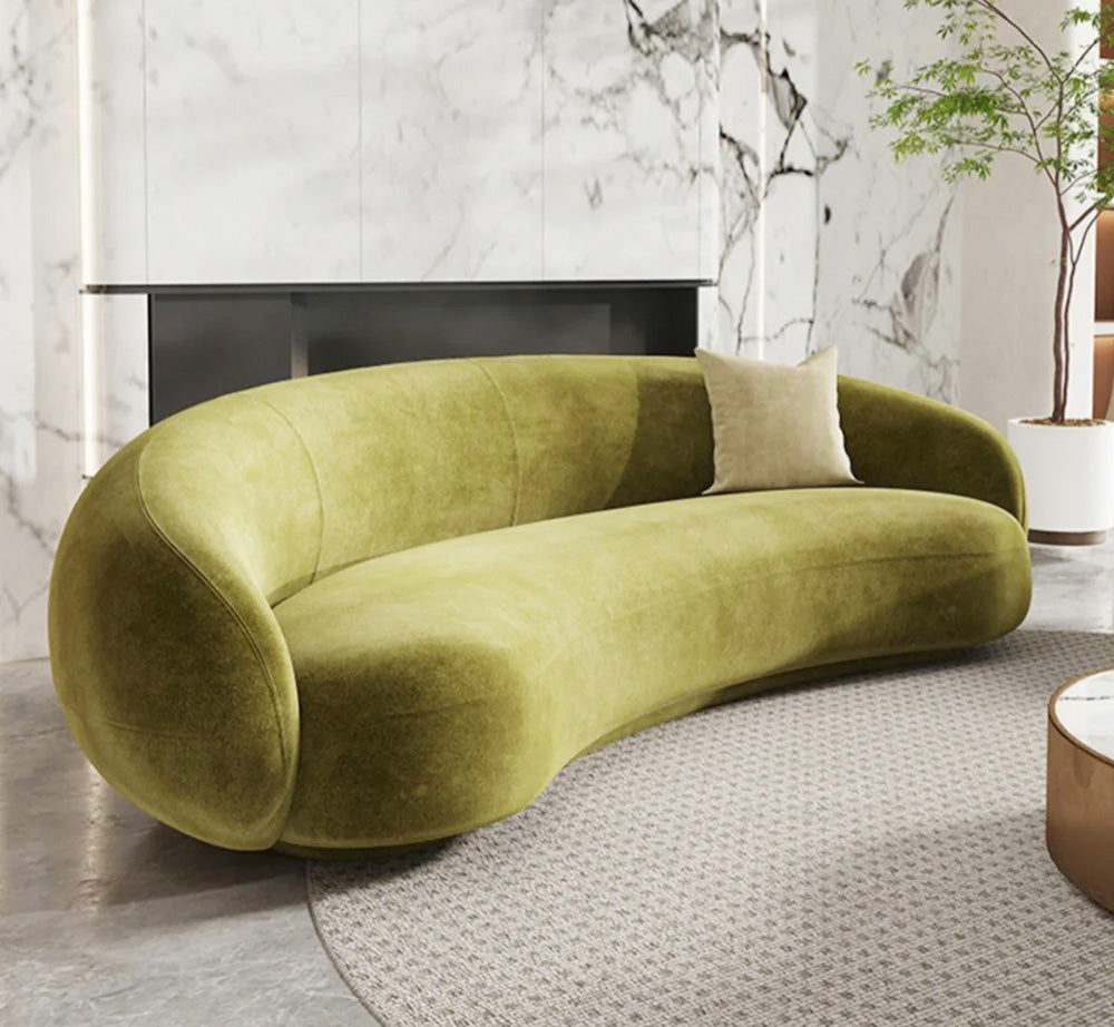 GS9108 Modern Curved Couch
