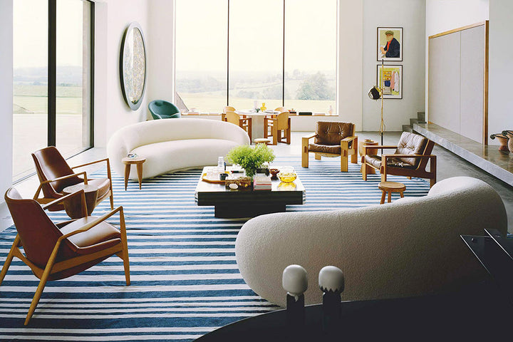 GS9108 Modern Curved Couch