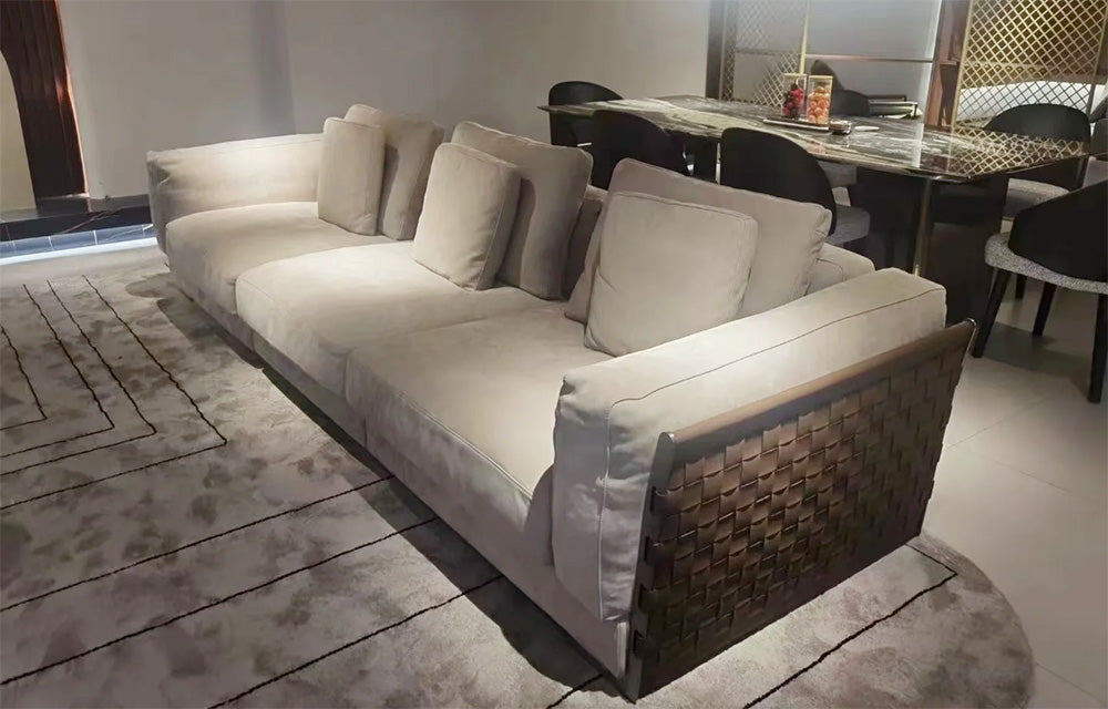 GS9119 Italian Braided Design Sofa