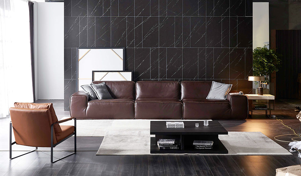 GS9125 Elegant Leather Sofa