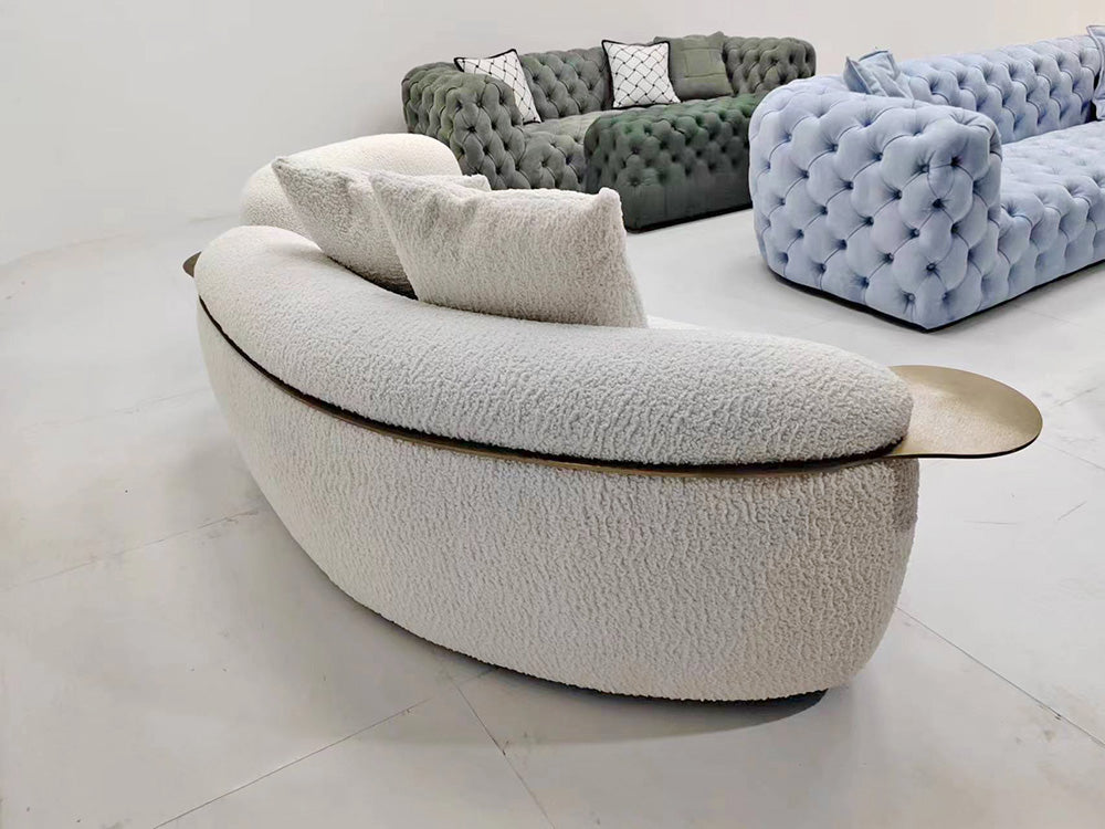 GS9133 Creative Modern Soft Sofa With Hardware Table