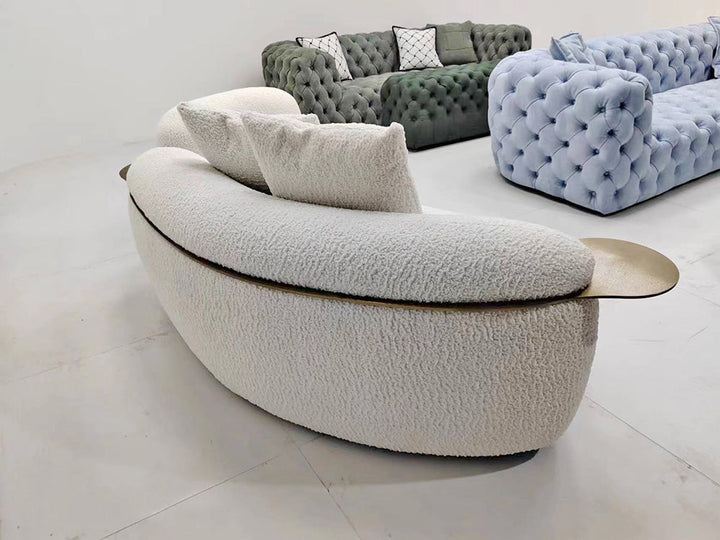 GS9133 Creative Modern Soft Sofa With Hardware Table