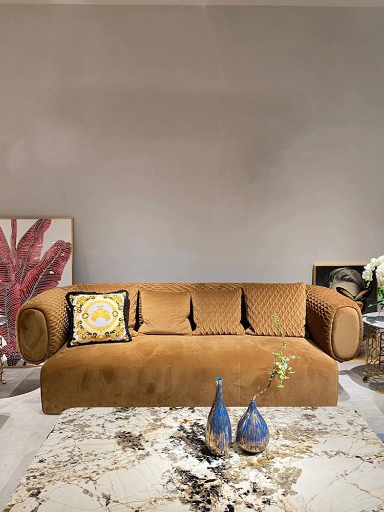GS9158 Italian Luxury Modern Quilting Crafts Sofa