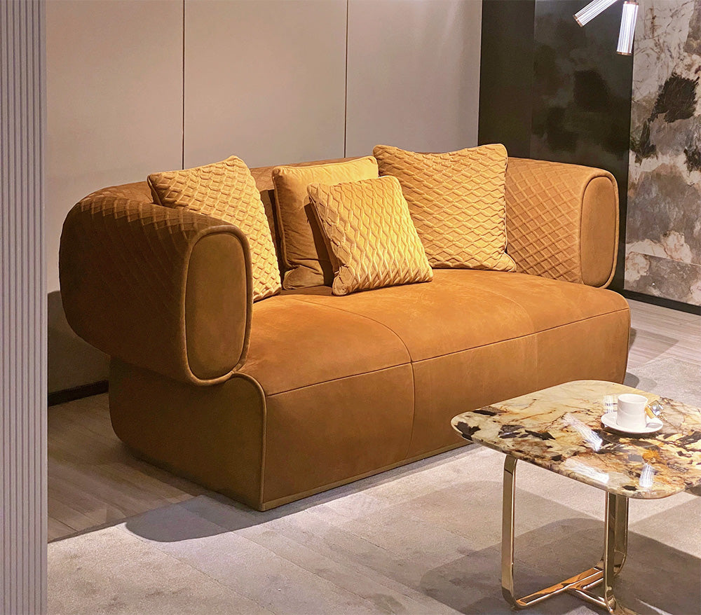GS9158 Italian Luxury Modern Quilting Crafts Sofa