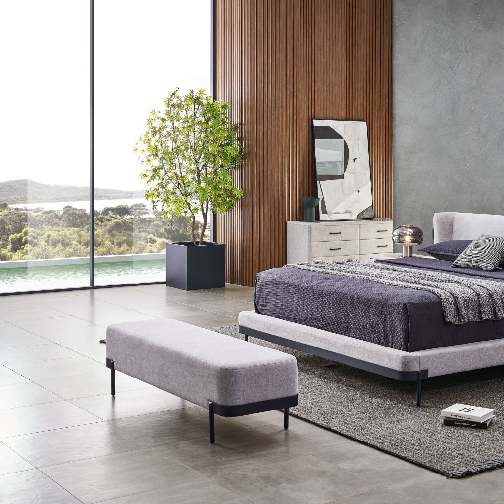 Kimberley Ottoman upholstered to match the Kimberley Bed