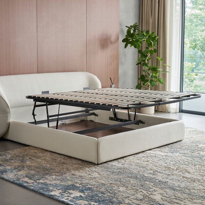 Pescara Bed styled in a contemporary bedroom interior