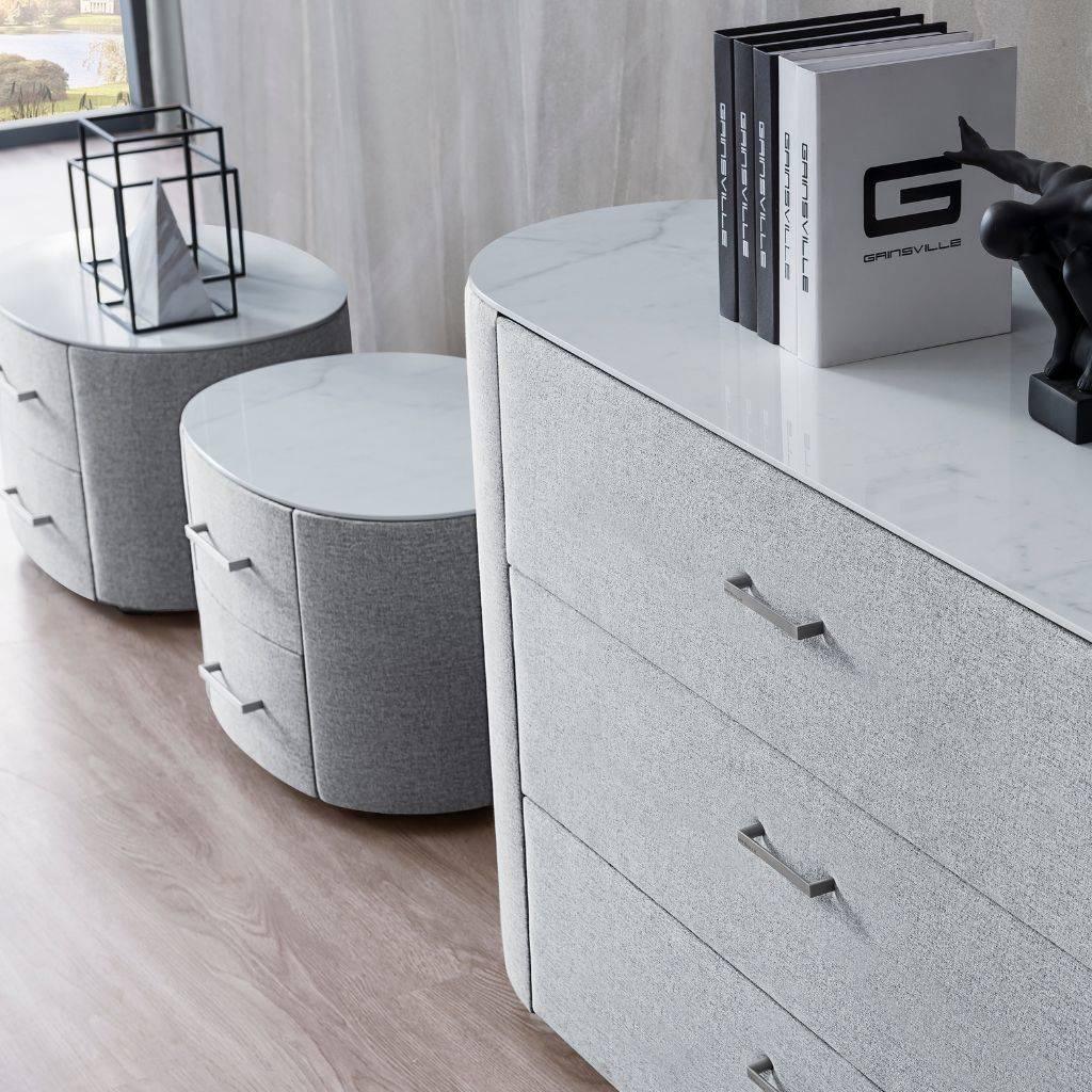 G10 Bedside Table showing the porcelain top finish