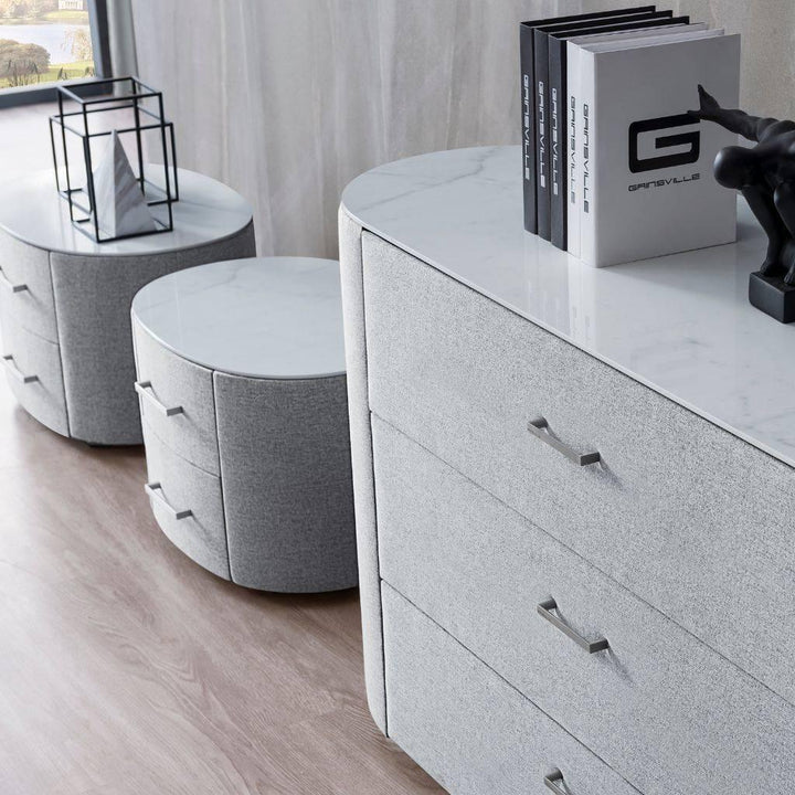 G10 Bedside Table showing the porcelain top finish