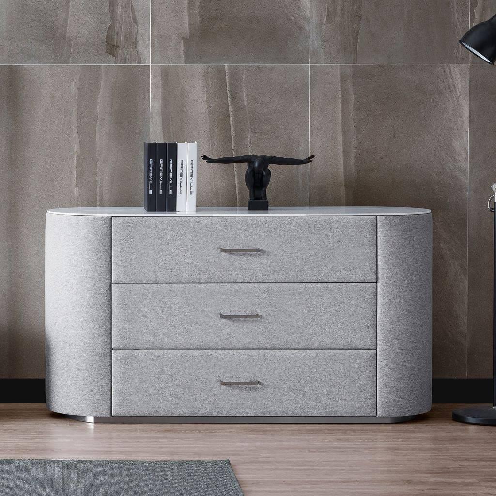 G10 Dresser styled in a modern bedroom