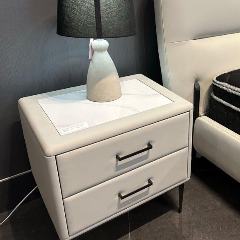 G19 Bedside Table styled in a modern bedroom