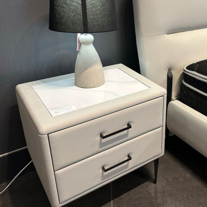 G19 Bedside Table styled in a modern bedroom
