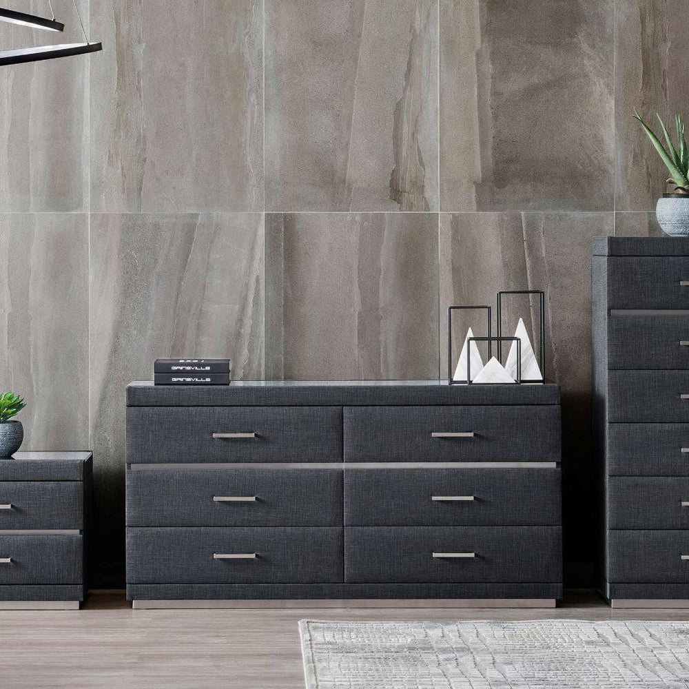 G6 Dresser styled in a modern bedroom
