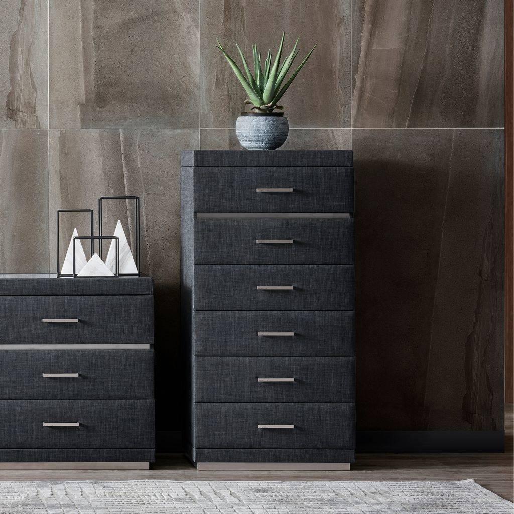 G6 Tallboy with six large drawers and a plinth base