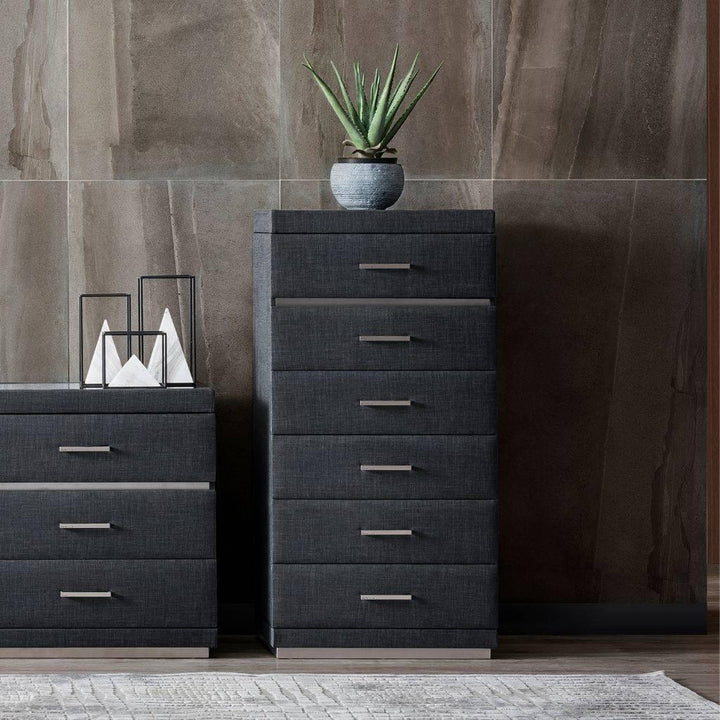 G6 Tallboy with six large drawers and a plinth base